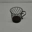 Coffee Pods Storage Basket, Capsule Holder for 35 K Cup Organizer, Basket Decor for Bar Countertop-Brown (Brown)