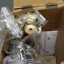 IFELS 2 Pack Heavy Duty Curtain Rods for Windows 28 to 48 Inch, 1 Inch Gold Curtain Rods Set of 2 Pack for Outdoor, Farmhouse, Bedroom, Adjustable Easy Install Drapery Rod (A2,Gold,30"-60"-2Pack)