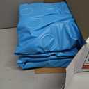 Inflatable Round Swimming Pool with Blow Up Padded Floor, Cup Holder, Handles and Drain - 60"x22" Deep Round Large Kiddie Pool Perfect for Adults and Kids Ages 4 5 6 7 8+