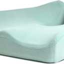 C CUSHION LAB Patented Pressure Relief Seat Cushion for Long Sitting Hours on Office/Home Chair, Car, Wheelchair - Extra-Dense Memory Foam for Hip, Tailbone, Coccyx, Sciatica - Wellness Green, Standard