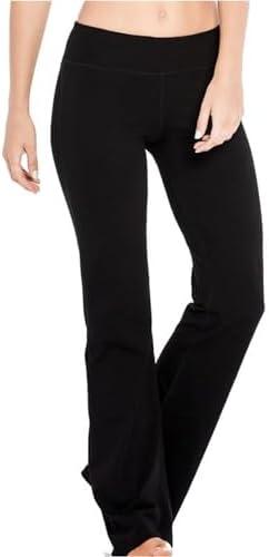 Houmous XXL  Inseam Women's Cotton Bootcut Pants Inner Pocket
