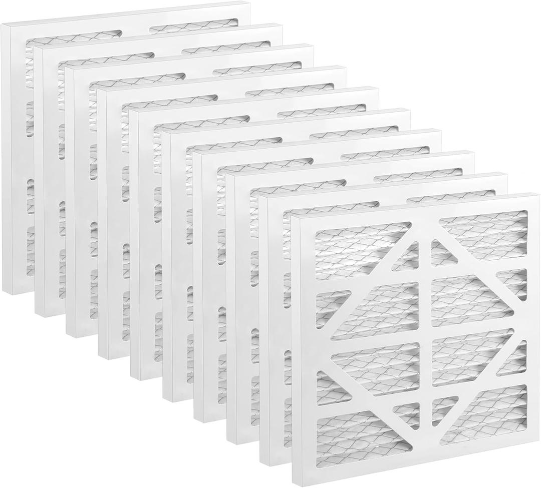 10 Pack HEPA 550 Air Filter Replacement Set Compatible with CleahShield HEPA 550 Air Scrubber and Abestorm HEPA 550 Air Scrubber MERV-13 Filter Size 13.714.80.8 in
