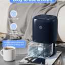 Dehumidifier, 35 OZ Small Dehumidifiers for Bedroom for Home, Quiet with Auto Shut Off, Dehumidifiers for Bedroom (280 sq. ft), Bathroom, RV, Closet, Blue