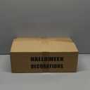 Halloween Decorations Outdoor & Indoor Decor - 2 Pack 59-inch Remote Control Spooky Ghost String Lights with Witch Hats, Halloween Lights for Porch, Yards, Patio, Garden Lawn, Party