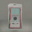 for Samsung Galaxy S21 FE 5G Case Military Grade Drop Shock Protection Cell Phone Cover with Slide Camera Cover Built-in 360 Rotate Ring Stand for S21 FE 5G 6.4 -Pink