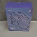 Nulea M501 Wireless Trackball Mouse, Rechargeable Ergonomic, Easy Thumb Control, Precise & Smooth Tracking, 3 Device Connection (Bluetooth or USB Receiver), Compatible for PC, Laptop, Mac, Windows