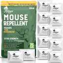 Reliant Pet Mouse Repellent Pouches - Rodent Repellent Made in USA (12 Pouches) - Keep Rodents Out of Cars Engines - Mice Repellent Indoor and Outdoor - Mouse Deterrents that Work with Peppermint Oil