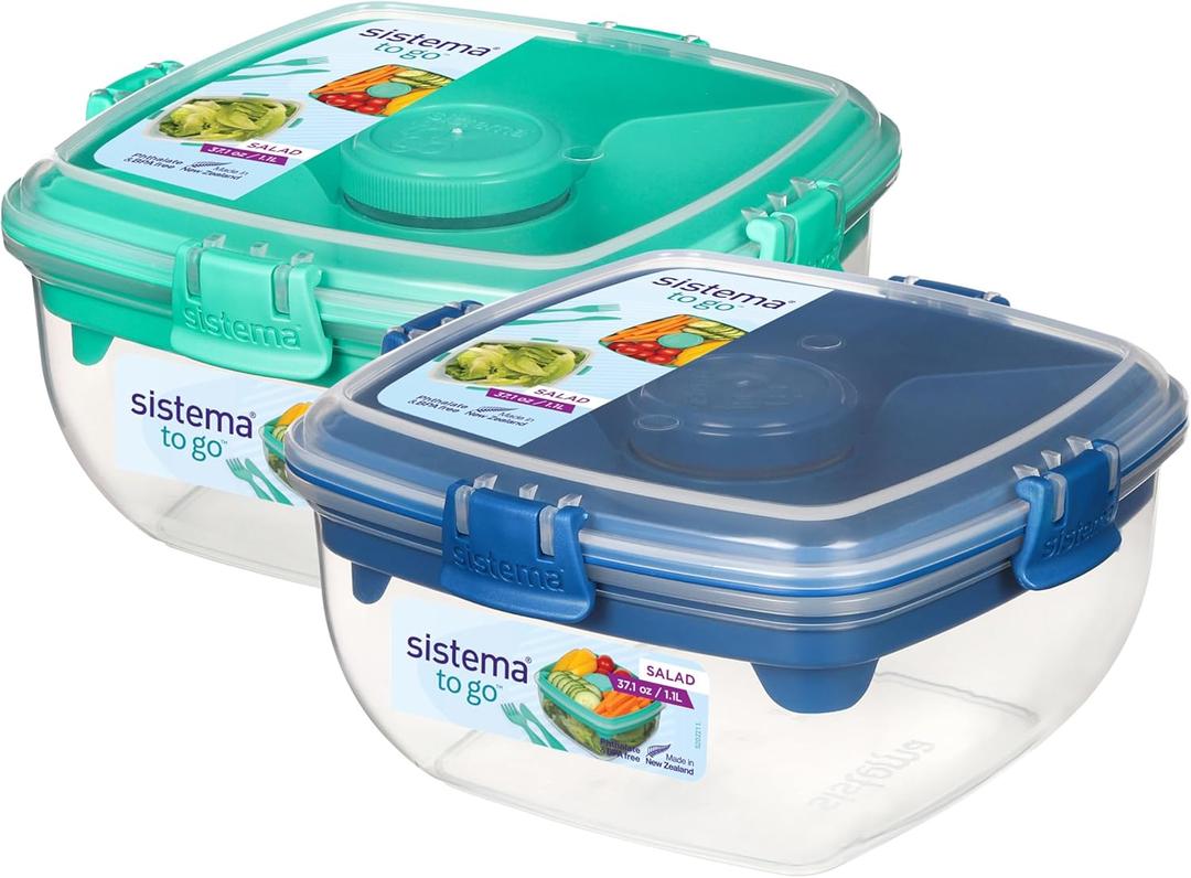 Sistema 1.1L Salad To Go Bento Box