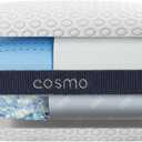 Bedgear Cosmo Cooling Pillow for Sleeping, Dual-Sided Soft & Firm Bed Pillow for Hot Sleepers, Memory Foam Pillow with Cool-to-Touch Washable Cover, Side Back Stomach Sleepers, Standard 3.0