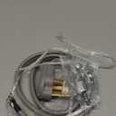 10 AWG 3 Prong Dryer Cord SRDT, 30 Amp 7500W Rated, NEMA 10-30P to 3-Wire Appliance Cord with Three Ring Terminals, Dryer Plug 3 Prong, Gray (4 FT)