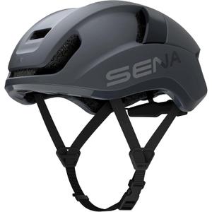 Sena S Mesh Intercom Smart Road Cycling Helmet (Matte Gray, Medium)