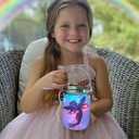 Make Your Own Unicorn & Fairy Lantern Jar Night light Arts and Crafts for Kids, Best Birthday Gifts for Girls Ages 3 4 5 6 7 8 9 10 11 12 Years old, DIY Unicorn Gift & Fairy Craft Kit for Little Girls