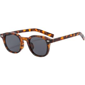Classic Small Round Sunglasses for Women Men Retro Circle Style Tinted Sun Glasses