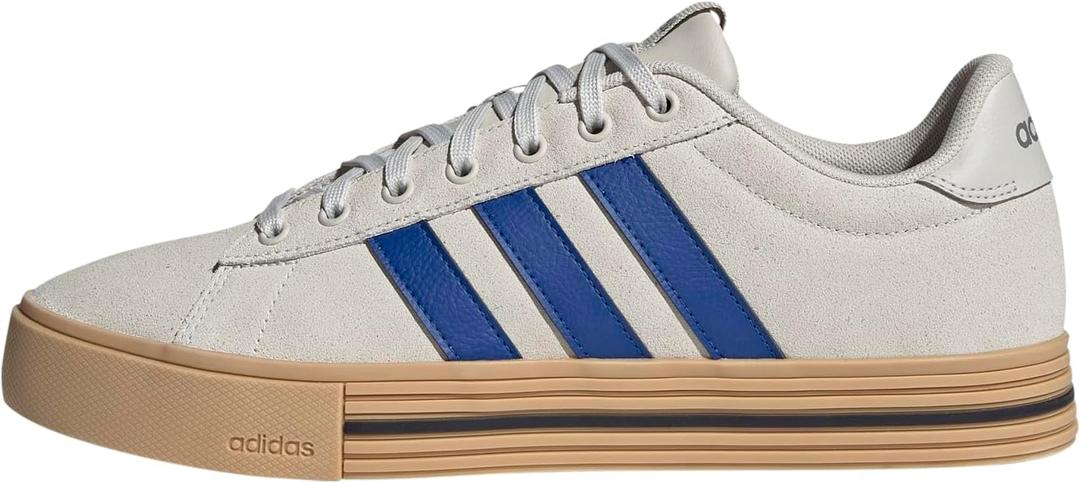 adidas Men's Daily 4.0 Shoe (Grey/Team Royal Blue/Grey)
