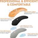 Arch Support Insoles for Women/Men, 3/4 Plantar Fasciitis Insoles High Arch Supports Shoe Insoles for Flat Feet, Over-Pronation, Foot Pain Relief, Orthotics Heel Cushion Inserts for Running Walking, Medium