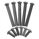 Pack of 6 Folding Hand Fan Axle Rivet Nail and Nut Repair Kit Rivets for Easy Fan Repairs for Home Office and Travel (1.70X0.28X0.28CM)