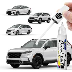 Platinum White Pearl (NH-883P) Touch Up Paint Compatible with Honda, DIY Car Paint Scratch Repair, Quick & Easy Fix Automotive Scratch Repair for Civic/CRV/Odyssey/Accord/Pilot/HRV