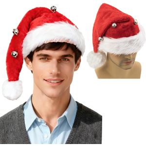 Hat Men 1989s Vacation movie Costume Accessory Tie Santa Hat Set for Holiday Party