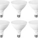 Soft White PAR38 LED Flood Light Bulbs Outdoor, 3000K Warm Glow, 13W, 100W Equivalent, 1050 Lumens, Dimmable Waterproof E26 Bulb for Patio, Porch, Yard, 6 Pack