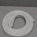 TMH Metal Door Weather Stripping - Magnetic Kerf Door Seal Kit, Full Set 36" x 84" - White Kerf Weather Stripping