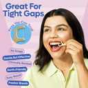 SmartLifeco Eco-Friendly Dental Floss Picks (200ct) - Flossers Made With Straw Wheat Blend, Strong Anti-Shred Thread For Tight Gaps, Tooth Pick Stick For Adults, Soft on Gum & Teeth, Vegan, Unflavored (1 Count (Pack of 200))