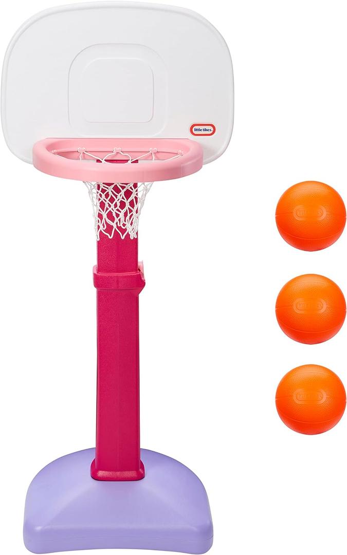 Little Tikes Easy Score Basketball Set, Pink 22.00 L x 23.75 W x 61.00 H Inches