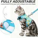BINGPET Cat Harness and Leash Set, Escape Proof and Adjustable, X-Large