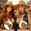 Straw Sun Panama Hats for Women Sun Wide Brim Straw Hat Fedora Summer Hats with Wind Lanyard Khaki
