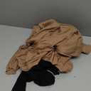 Oakgarden 2 Pack Women's Cotton Long Sleeve Mock Turtleneck Tops Ribbed Lettuce Trim Slim Fit Shirts Thermal Base Layer (Black, Khaki)