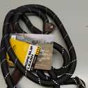 Fida Durable Slip Lead Dog Leash, 6 FT x 1/2" Heavy Duty Dog Loop Leashes, Comfortable Strong Rope Slip Leash for Large Medium Dogs, No Pull Pet Training Lead with Highly Reflective(1/2", Black)