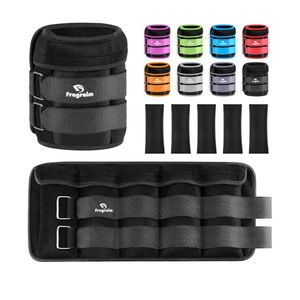 Fragraim Adjustable Ankle Weights 10 LBS Pair with Removable Weight for Jogging, Gymnastics, Aerobics, Physical Therapy