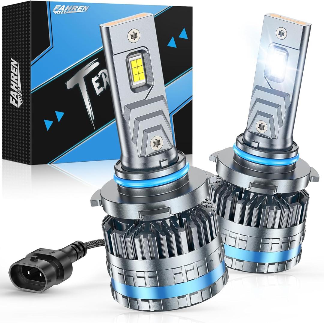 FAHREN 2026 Upgraded   9005/HB3 Light Bulbs, Ultra-Bright 6500K Cool White, 360 Adjustable Quick Install, Real 1:1 Size Direct Replacement 9005 Fog Light Bulb, Pack of 2