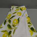 KAF Home Pantry Set of 3 Reverse Terry Print Kitchen Towels, Over-Sized 16 x 28-inch, 100 Percent Cotton (Lemons)