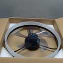 Ceiling Fans with Lights and Remote, 20 Inch Flush Mount Low Profile Ceiling Fan, Reversible DC Motor, 6 Speeds, Dimmable LED Fan for Bedroom, Kitchen, Dining Room, Kids Room, Office