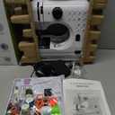 Beginner Sewing Machine, 12 Built-in Stitches with Foot Pedal, 2-Speed Control, Portable Mini Sewing Machine for Home Travel Use & Sewing Enthusiasts (black)