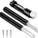 Watch Link Removal Kit, 6 Pcs Watch Back Remover Tool Watches Adjustment Tool Kit with Extra Replacement Pins for Watches Repairing Sizing Strap