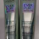 L'Oreal Paris Thickening Sulfate Free Shampoo and Conditioner, Thickens + Strengthens Thin, Fragile Hair, EverPure, 1 Hair Care Kit