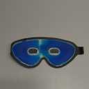 Cooling Eye Mask - Reusable Gel Eye Mask Cold Pack - Our Ice Eye Mask Soothes Puffy Eyes & Dark Circles - Relieve Your Headaches & Sinus Pain with Cold Eye Mask & Eye Gel Mask Therapy - Halos (Blue)