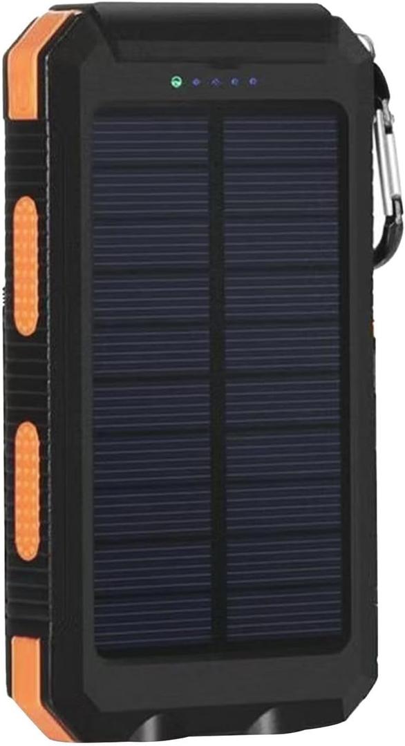 20000mAh Solar Charger, Solar Bank, Wireless Portable Charger
Flashlight Fast Charging Survival Gear Wireless Battery Pack, For Cell Phone, Outdoor & Fishing