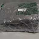 105L Extra Large Storage Bags for Blankets, King Comforters, Bedding, Clothes, Pillows, Sheets - Closet Organizers and Storage with 4 Handles & Clear Window, Foldable & Breathable (Grey, 4pack)