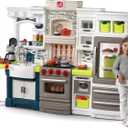 Step2 Elegant Edge Kitchen Set for Kids, 78 Accessories, Lights & Sounds, Large