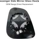 Passenger Side View Heated Mirror Glass Replacement For Volvo S60 S80 V60 2012 2013 2014 2015 2016 2017 2018 Mirror - For Volvo S60 S80 V60 Passenger Side Mirror Convex With Backing Plate
