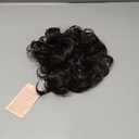 CAISHA Hairpiece Hair Wrap Heat-resistant Synthetic Fibres Curly Messy Updo Dark Brown HW21