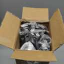 1 Inch Black Curtain Rods for windows,Heavy Duty Curtain Rods for Windows 66 to 120 Inch,Standard Decorative Window Curtain Rod Set with Brackets for bathroom Kitchen Bedroom Window,