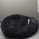 MIXJOY Orthopedic Dog Bed Comfortable Donut Cuddler Round Pet Beds Ultra Soft Washable Dog and Cat Cushion Bed (20''/23''/30'') (30'', Grey-Blue)