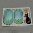 Hand Warmers, Rechargeable Hand Warmer, Rapid Heating Electric Hand Warmers Rechargeable, Portable Pocket Hot Hands Handwarmers Gifts for Women, Men, Camping, Hunting Gear White