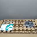 Roomratv Ceiling Fans with Lights and Remote Dark Wood Grainv 52 Inch Quiet DC Motor 3 CCT Memory Modern Large Airflow Noiseless Reversible 6 Speeds 3 Timers Indoor for Farmhouse