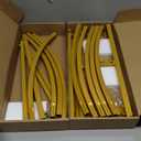 Asee'm Metal Arch Backdrop Stand Set of 3 (7.2FT, 6.6FT, 6FT) Gold Arched Frame for Wedding Ceremony Parties Birthday Baby Shower Garden Balloon Decoration