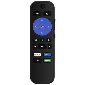  Replacement Remote Control Compatible for Roku TV, Universal Remote Fit for Hisense/Onn/TCL/Sharp/Element/Philips/Hitachi/JVC/RCA/Insignia/Sanyo/LG RokuSeries Smart TVs (Not for RokuStick & Box)