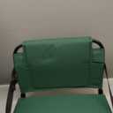 2pcs Stadium Seat for Bleachers with Back SupportPortable Bleacher Chairs with Back and CushionIncludes Shoulder Strap and Cup Holder (Green,2 Pack)